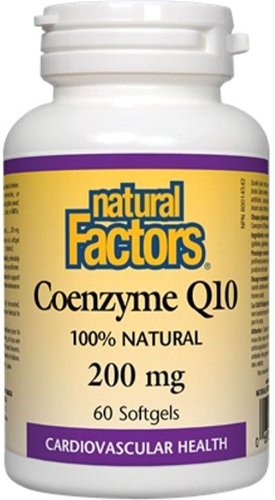 NATURAL FACTORS CO Q10 (200mg - 60 sgels)
