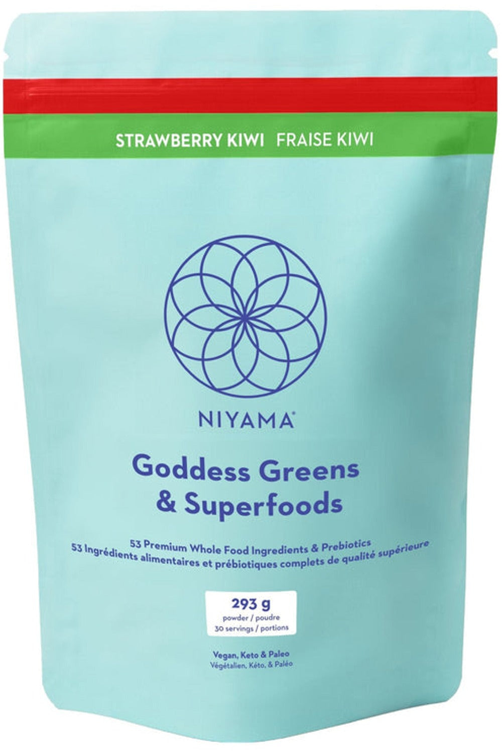 NIYAMA Goddess Greens & Superfoods (Strawberry Kiwi - 292 g)