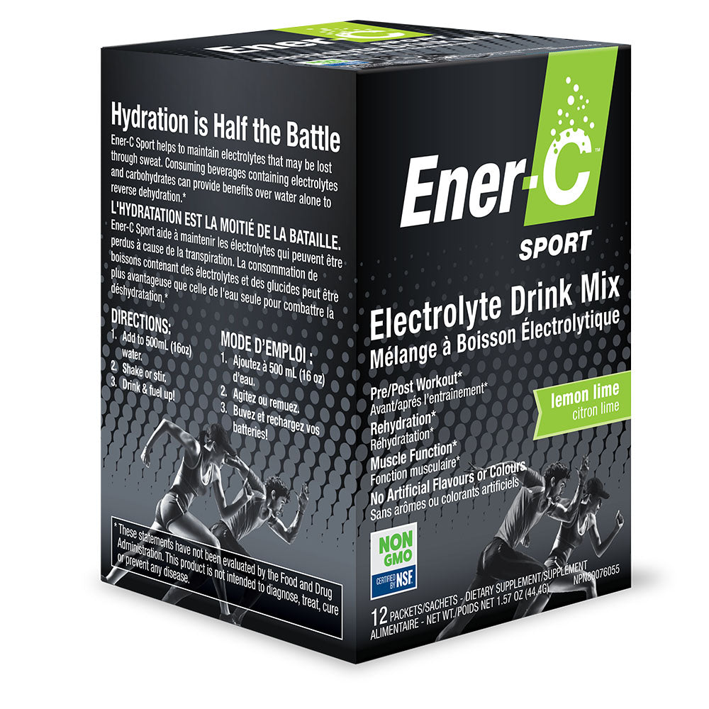 ENER-LIFE - Ener-C Sport (Lemon Lime - 12 x 3.7 g)
